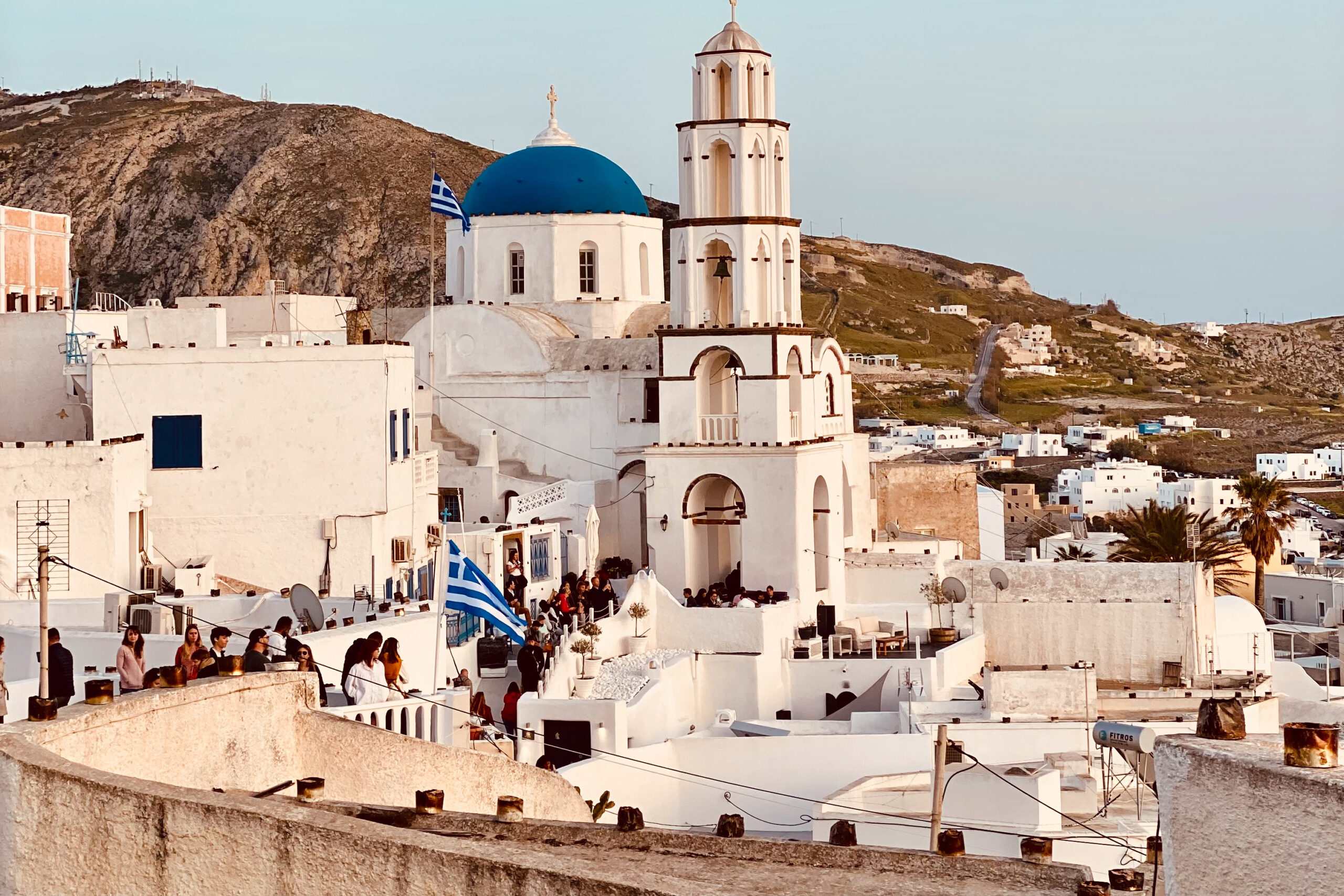 Wielkanoc na Santorini – procesja w Pyrgos